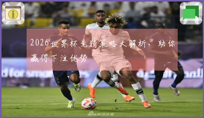 2026世界杯竞猜策略大解析，助你赢得下注优势