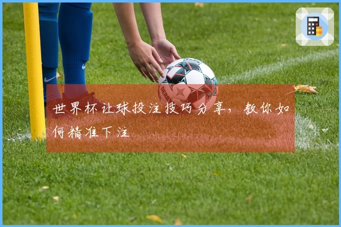 世界杯让球投注技巧分享，教你如何精准下注
